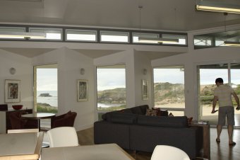 View from Lounge to Glass Beach