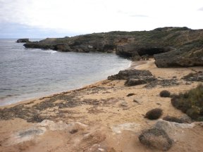 Glass Beach - across the road from Robe Resort