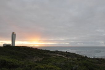 Robe Resort - Sunset behind Robe Lighthouse